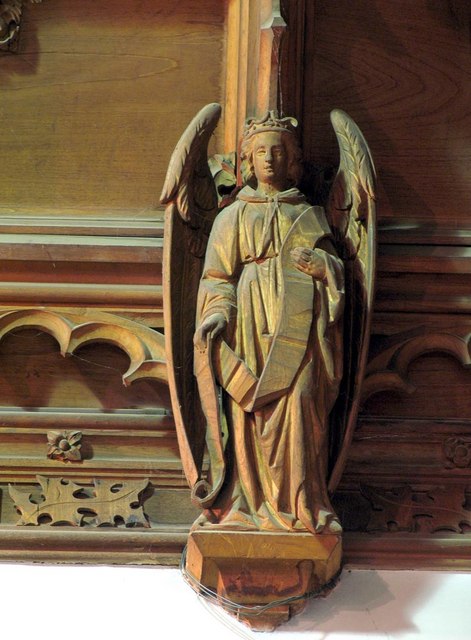 St Giles, Ashtead, Surrey - Roof angel