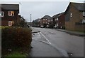 Approaching the junction of  Ascot Way and Dawtrey Close