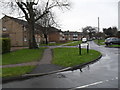 Looking from Canterbury Road towards  the junction of Allangate Drive and Richmond Close