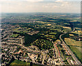 Aerial view of Thundersley Common and the Southend Arterial Road
