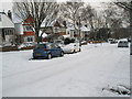 Heavy snow in Carmarthen Avenue