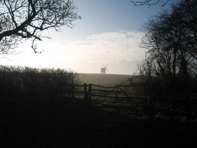 Chesterton Windmill in Winter