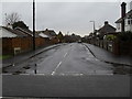 Looking from Mill Lane into Albert Road