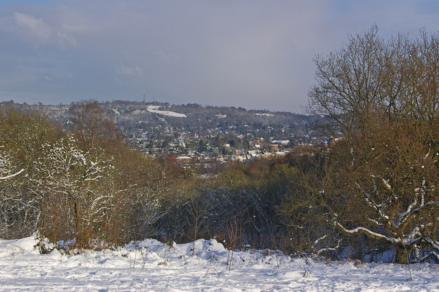 Reigate in the snow