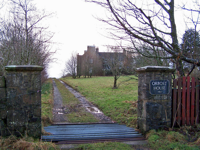 Orbost House - entrance © Richard Dorrell :: Geograph Britain and Ireland