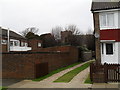 Looking from The Grangeway towards Rustington Parish Church