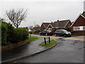 Looking from Farm Way into Box Tree Avenue