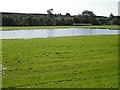 Waterlogged pitch