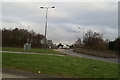 The A57 turn off the roundabout for the M62