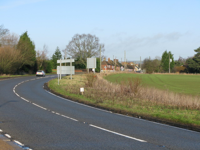 The A20 approaching Barrowhill