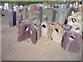 SP6204 : Ornamental Stone Yard by john shortland