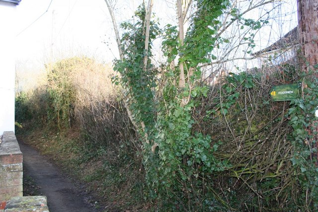 Footpath by the house