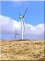 SD8317 : Knowl Moor, Wind Turbines by David Dixon