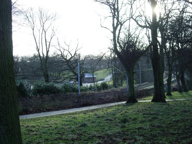 Handsworth Park and railway