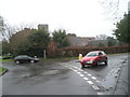 The church roundabout at East Preston