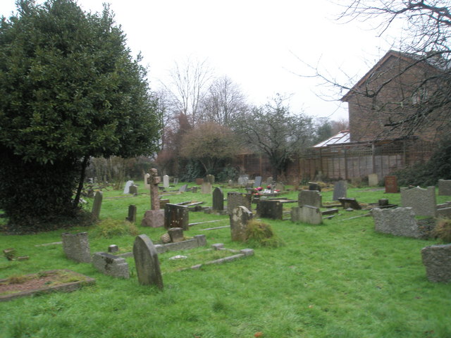 A very wet St Mary's Churchyard (1)
