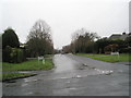 Looking from Station Road into Hurst Road