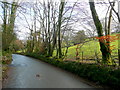 B3268 north from Lostwithiel