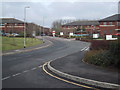 Road through the Business Park at Pyne