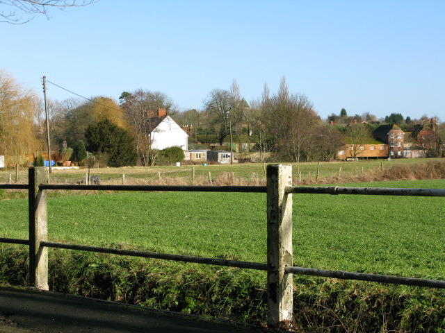View of Mersham from Flood Road