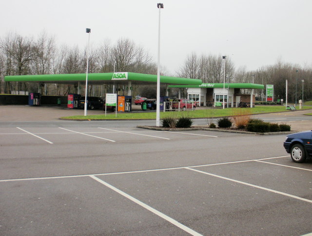 Asda filling station, Duffryn © Jaggery :: Geograph Britain and Ireland