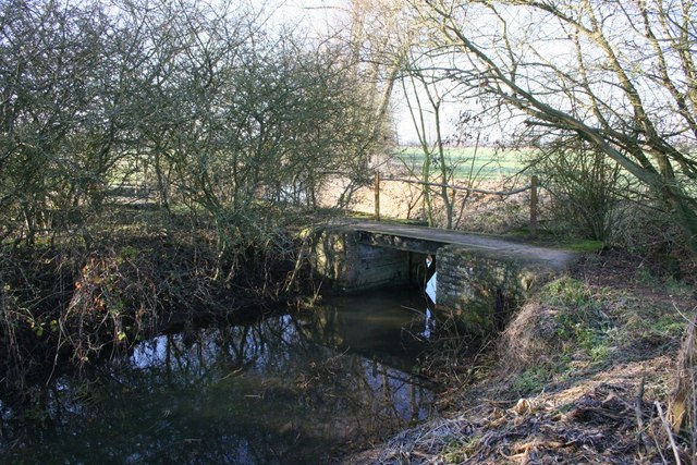 Footbridge over the brook