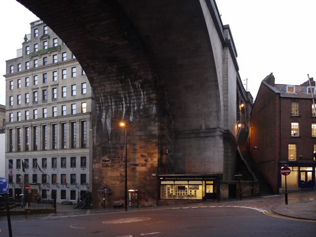 Railway viaduct over Side