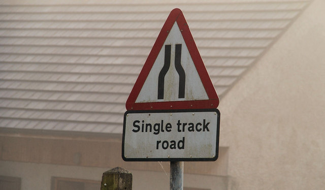 single-track-road-sign-near-dunmurry-albert-bridge-geograph