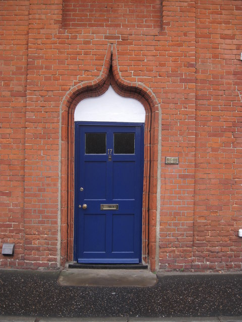 Doorway in New Road Holt