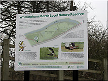 TG2707 : Whitlingham Marsh - information board by Evelyn Simak