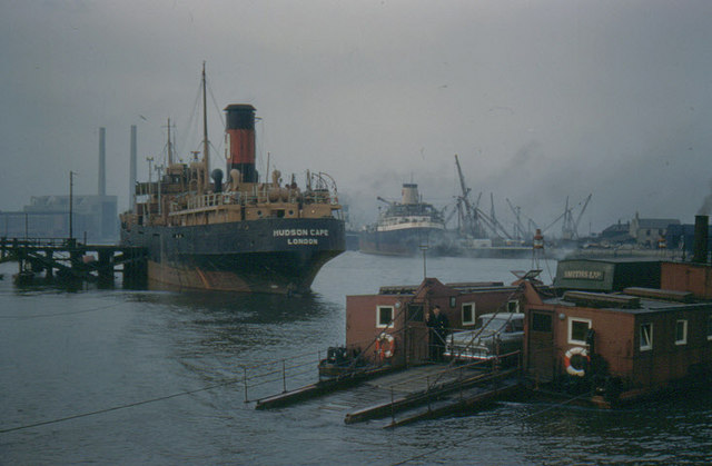 Blyth chain ferry, 1960