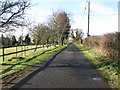 View along Mill Lane