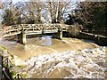 Footbridge over River Avon at Saxon Mill