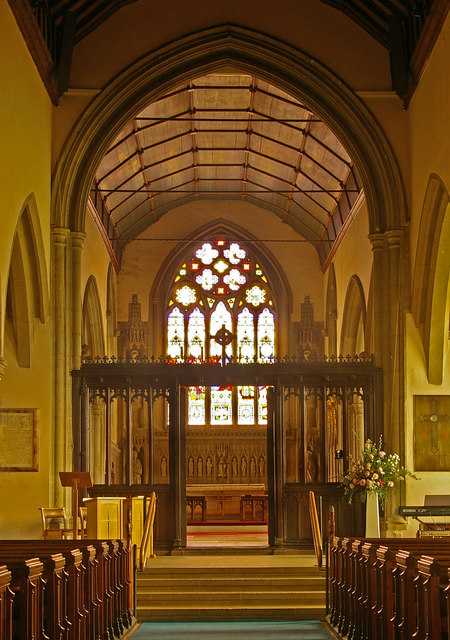 St Mary's Church, Reigate - the nave