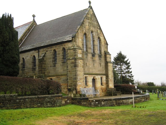 Outdoor seats at Faceby Church © Philip Barker cc-by-sa/2.0 :: Geograph ...