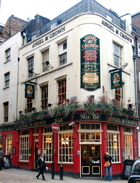 The Angel & Crown, corner of New Place... © Andy F :: Geograph Britain ...