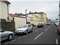 Looking up Albert Road towards the High Street