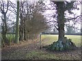 Footpath junction near Norton Lane