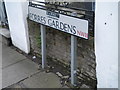 Street sign, Forres Gardens NW11