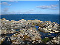 Rock platform on Porthkerris Point