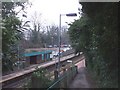 The footpath down to Llanishen Station