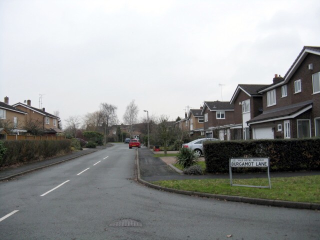 Comberbach - Burgamot Lane © Peter Whatley cc-by-sa/2.0 :: Geograph ...