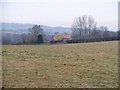 SP2631 : Farmland near Wheelbarrow Castle by Michael Dibb