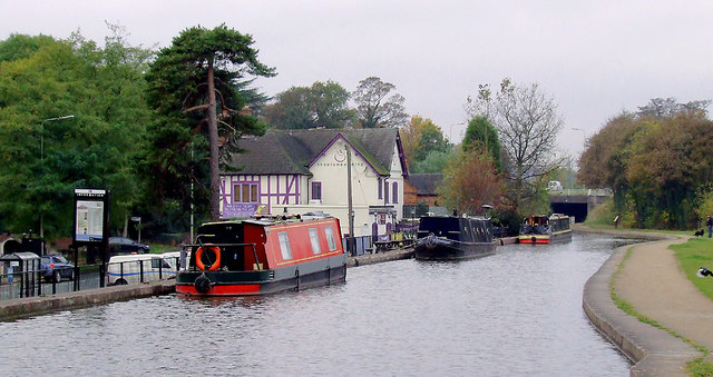 Trent and Mersey Canal at Armitage, Staffordshire