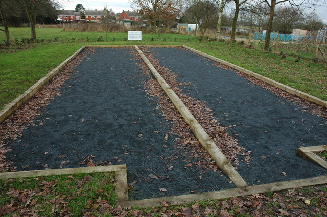 Boule Or Petanque Court At Broadheath C Philip Halling Cc By Sa 2 0 Geograph Britain And Ireland