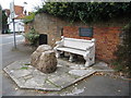 SU8985 : Bench & Tarry Stone, Cookham by Mr Ignavy