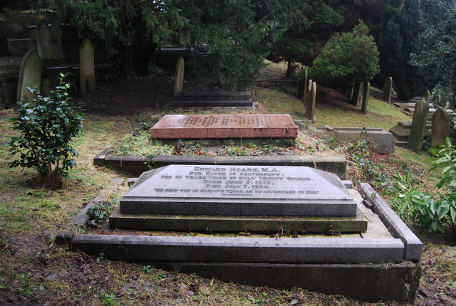 Canon Edward Hoare's grave, Woodbury Park Cemetery