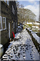 Footpath in front of cottages at Lily Hall