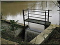 Sluice on un-named lake at Burrell