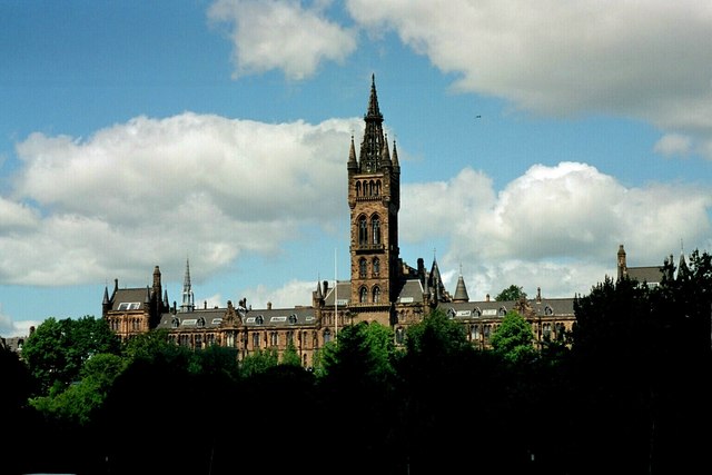 Glasgow, University tower